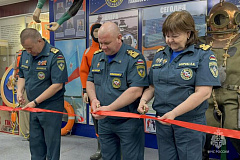 В столичном Музее пожарной охраны открылась новая локация, посвященная ГИМС МЧС России