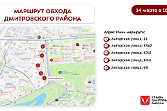 Обход территории района 14.03